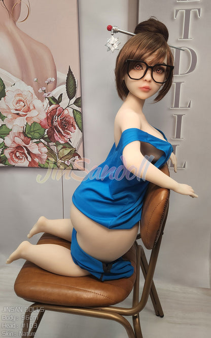 156cm/3ft1 B-cup S-TPE Sex Doll – Fiona