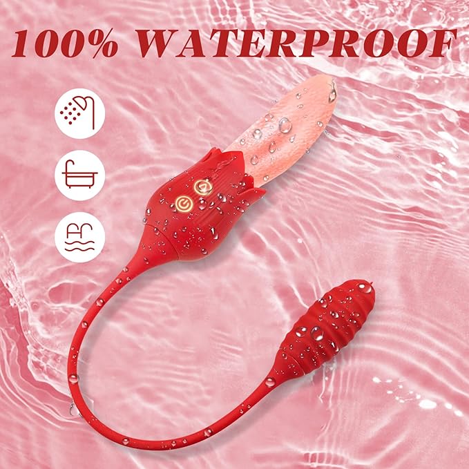 Sexoralab™G-spot Tongue Vibrator With 10 Licking Biting & Vibrating Modes