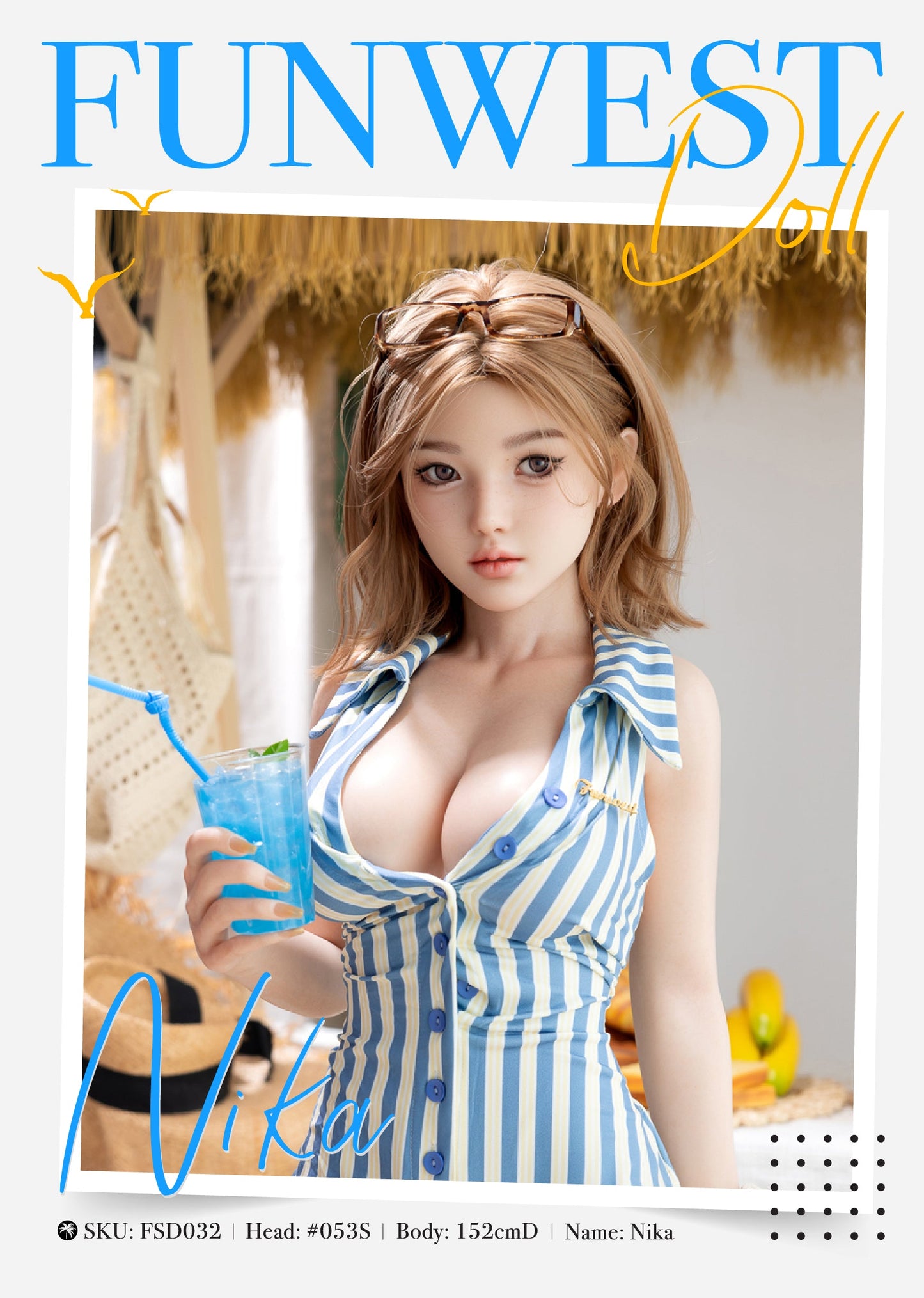 152cm/5ft D-cup Silicone Sex Doll – Nika