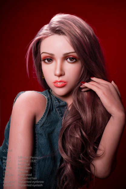 153cm/5ft1 D-cup Silicone Sex Doll – Mina