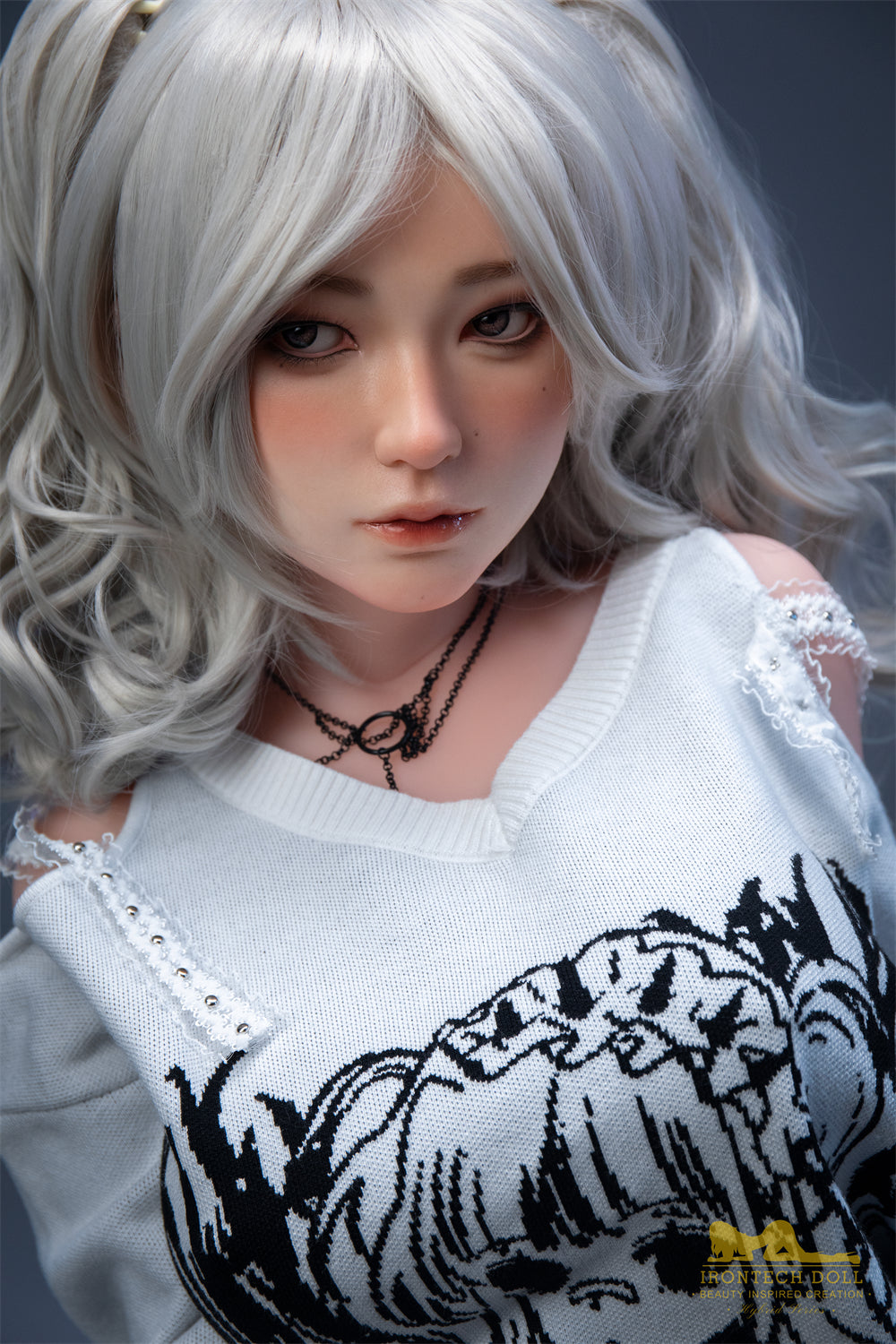 154cm/5ft1 F-cup Silicone Head TPE Body Sex Doll – Misa