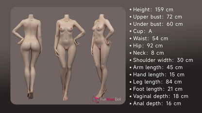 159cm/5ft2 A-cup Silicone Sex Doll – Nika (EU IN STOCK)