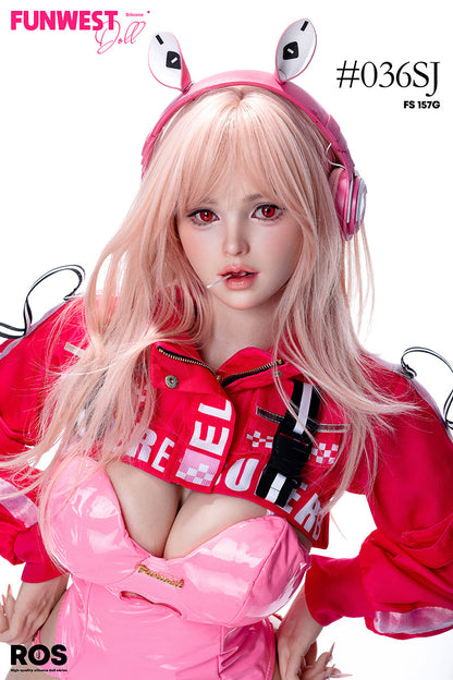 157cm/5ft2 G-cup Silicone Sex Doll – Lily