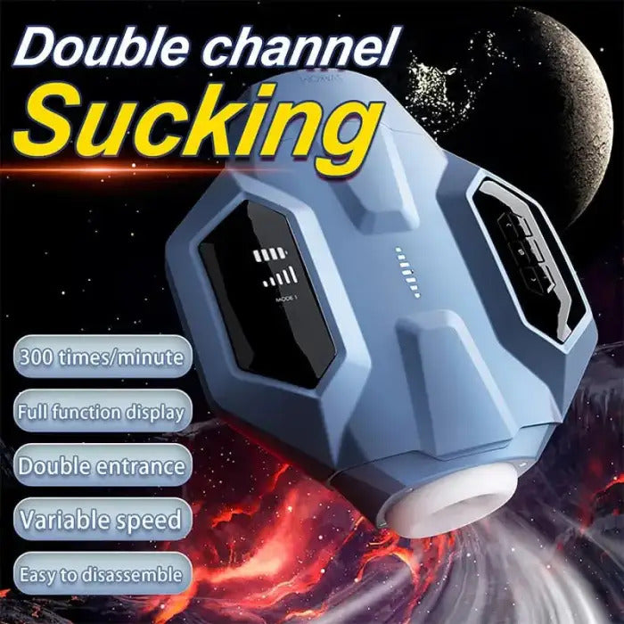 Sexoralab™ SVAKOM Dual Opening 5 Thrusting Sucking Male Stroker
