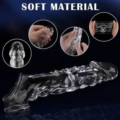 🔥🎁 2026 HOT Deal 💥 Reusable Penis Extension Vibrator – Makes You Longer, Harder & Unstoppable 😍